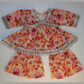 Printed Frock with Sharara Trousers