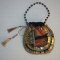 Printed Black Potli Bag