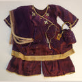 Peplum Frock with Sharara Trousers