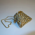 Gold Kundan Nano Clutch Bag
