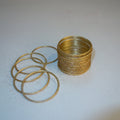 GOLD set of 24 bangles