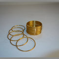 BRIGHT GOLD set of 24 bangles