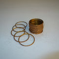 BRONZE, set of 24 bangles