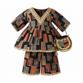 Printed Frock with Trousers